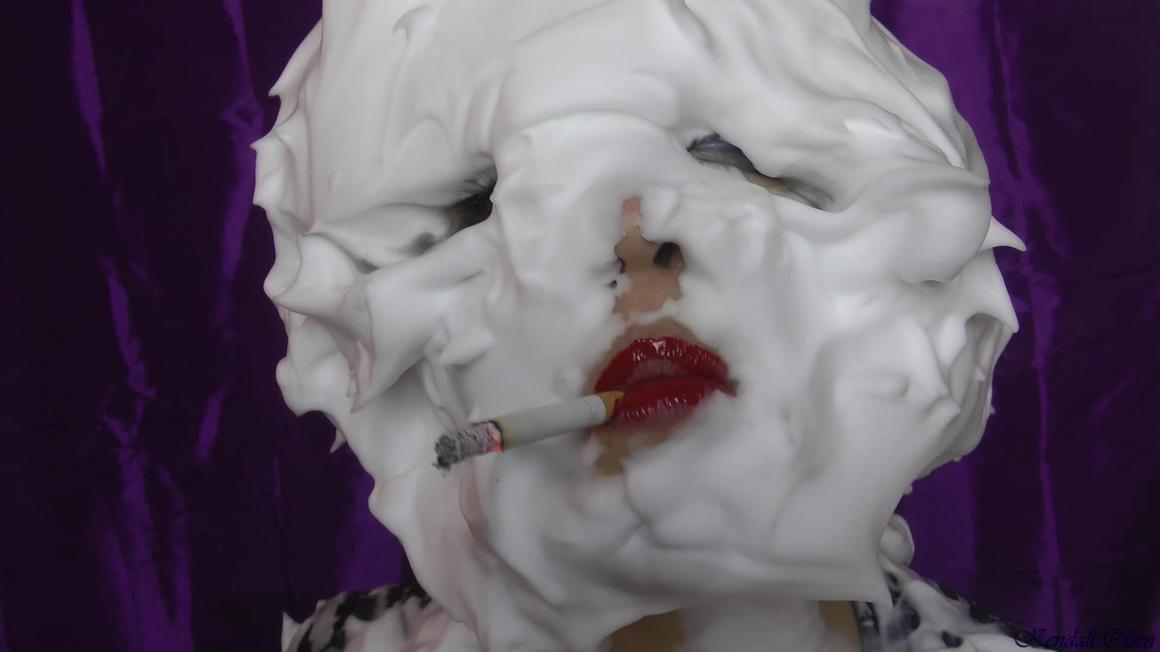 Poster for Kendallolsen - Manyvids Girl - Shaving Cream Custom - January 07, 2016 - Fetish, Wet & Messy, Smoking (Мокрый И Грязный)