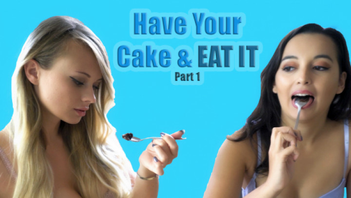 Poster for Peachyskye - Manyvids Star - Have Your Cake And Eat It - Pt 1 G/G - Food Porn, Food, Mukbang (Мукбанг)