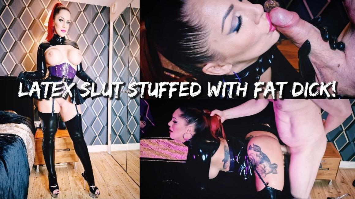 Poster for Manyvids Girl - Latex Slut Stuffed With Fat Dick - Ruby_Onyx - Blowjobs, Latex, Creampie