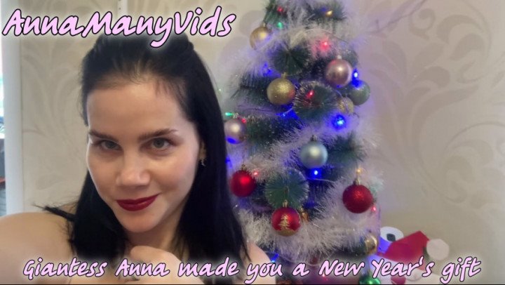 Poster for Annamanyvids Giantess Anna Made You A New Years Gift - Manyvids Star - Annamanyvids - Orgasms, Blowjob, Amateur (Минет)