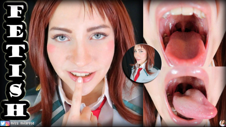 Poster for Missmilarose - Mouth Fetish Joi With Ochako - Manyvids Model - Cosplay, Mouth Fetish, Solo Female (Косплей)