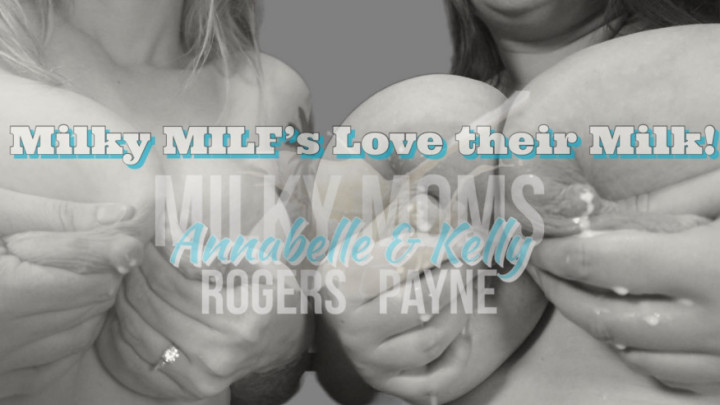 Poster for Milky Milf'S Love Their Milk - Manyvids Model - Kelly Payne - Lactating, Lactation, Girlgirl (Келли Пейн Кормящая)