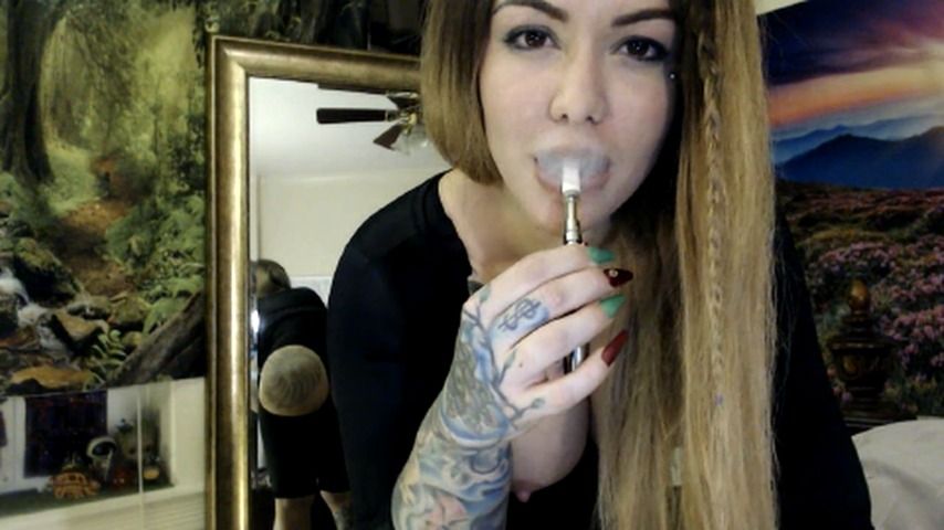 Poster for Smoke/Vape Fetish - Manyvids Girl - Charlette Webb - Smoking, Ink, Vaping (Шарлетт Вебб Курение)