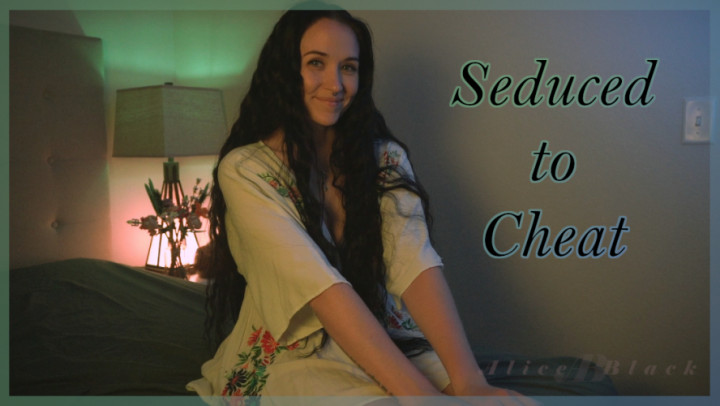 Poster for Seduced To Cheat - May 14, 2023 - Aliceblack - Manyvids Star - Pov, Blowjob (Минет)