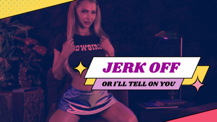 Poster for Alix Lynx - Jerk Off Or Ill Tell - Manyvids Star - Joi, Edginggames, Taboo (Аликс Линкс Табу)