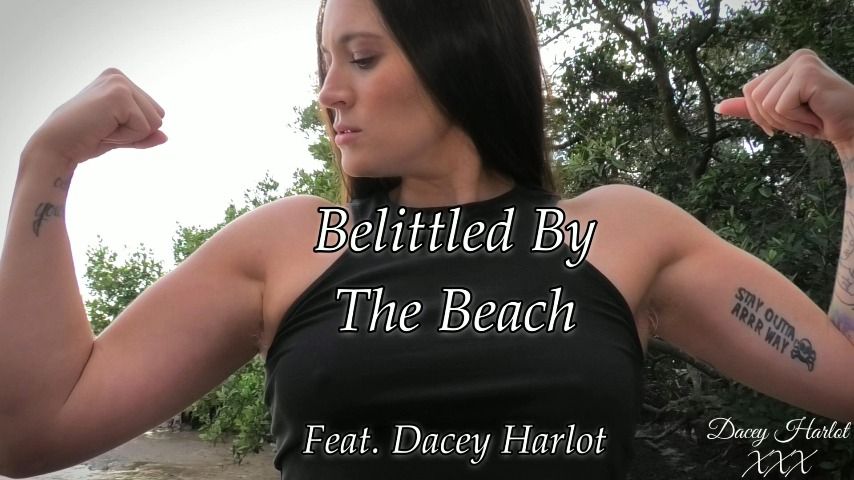 Poster for Theharlothouse - Belittled By The Beach - November 01, 2022 - Manyvids Girl - Muscle Domination, Sfw, Femdom Pov