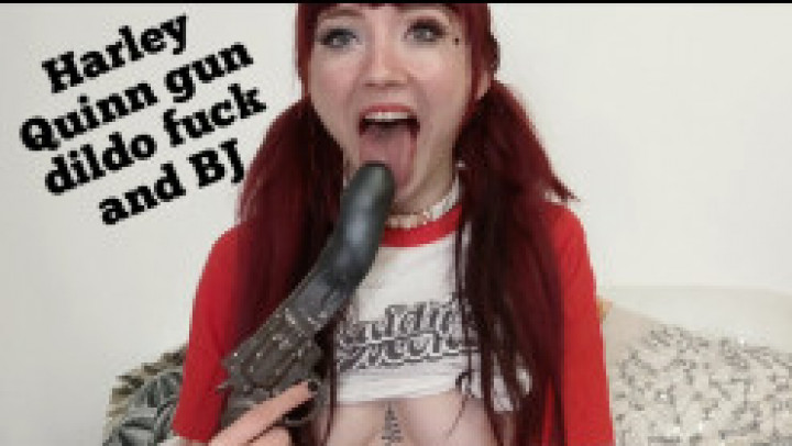 Poster for Manyvids Model - Evaray - Harley Quinn Dildo Fuck - Oral Fixation, Dildo Sucking, Cosplay (Эварай Фиксация Полости Рта)