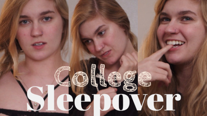 Poster for College Sleepover - Jaybbgirl - Manyvids Girl - Taboo, College (Колледж)