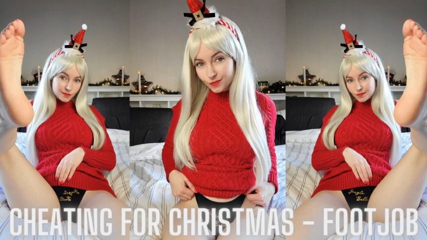 Poster for Manyvids Star - Cheating For Christmas - Footjob - December 09, 2022 - Thetinyfeettreat - Footjobs, Foot Fetish