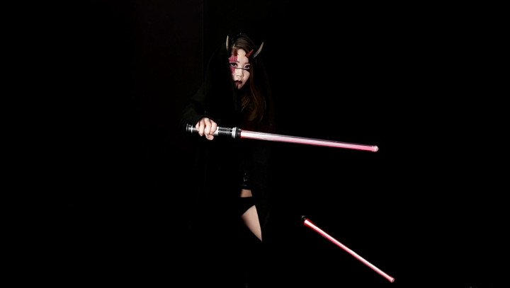 Poster for Manyvids Girl - P1 Sith: Light Saber Training - February 15, 2018 - Aiko Moe - Squirt, Anal (Айко Мо Спринцовка)