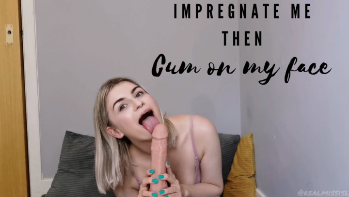 Poster for Manyvids Star - Impregnate Me Then Cum On My Face - Isla White - Kink, Impregnation Fantasy, Facials (Исла Уайт Перегиб)