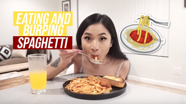 Poster for Avery Black - Manyvids Star - Eating And Burping Spaghetti - Asian, Burping, Eating (Эйвери Блэк Отрыжка)