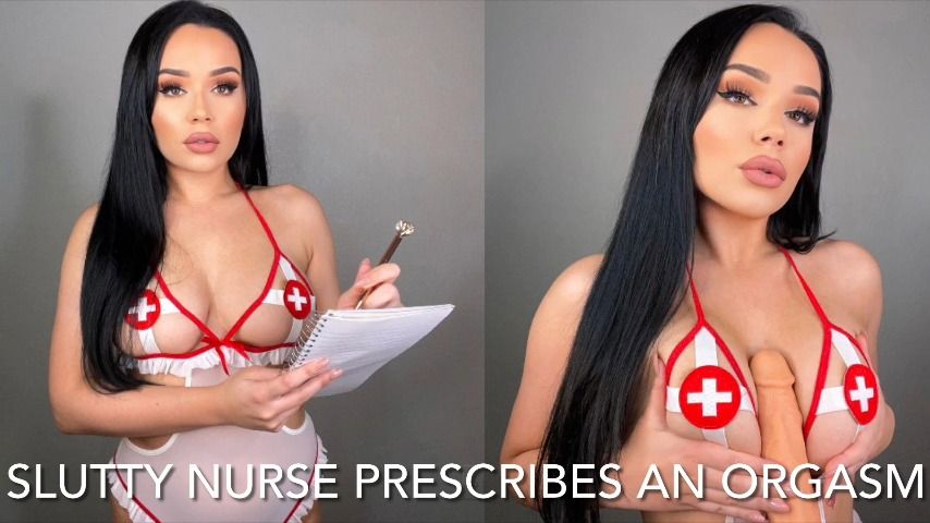 Poster for Manyvids Girl - Mia Jocelyn - Slutty Nurse Gets A Facial - Taboo, Kink, Dildo Riding (Миа Джослин Табу)