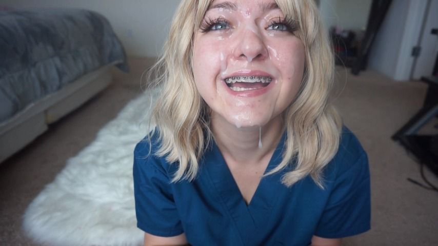 Poster for Manyvids Star - Katie Sinz - Nurse Helps With Hard On - Sep 11, 2019 - Taboo, Braces, Nurse Play (Кэти Синц Брекеты)