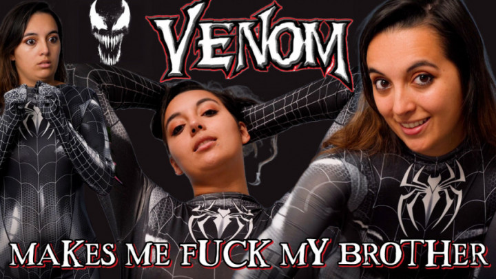 Poster for Venom Makes Me Fuck My Brother - Manyvids Model - Summer Fox - Taboo, Transformation Fantasies, Pov Sex (Летняя Лиса Трансформационные Фантазии)