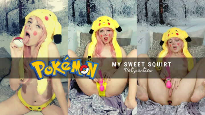 Poster for Lil Cosplay Slut - Cosplay Pokemon: My Sweet Squirt - Oct 9, 2019 - Manyvids Girl - Cosplay, Tattoos, Teens (18+) (Лил Косплей Шлюха Косплей)