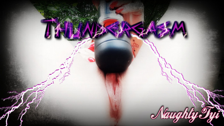 Poster for Stormi Winters - Manyvids Girl - Thundergasm - Outdoors, Vibrator (Сторми Уинтерс Вибратор)