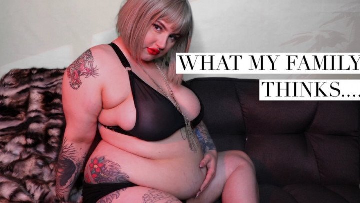 Poster for Manyvids Star - Mistressbijoux - Mistressbijoux What My Family Thinks - Gaining Weight, Curvy (Изогнутый)