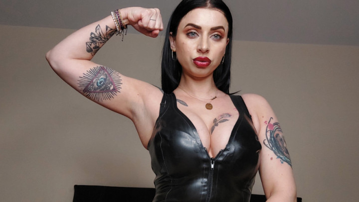 Poster for Muscle Adoration 2022 - March 27, 2022 - Manyvids Girl - Moneygoddesss - Muscle Worship, Muscle Domination, Female Supremacy (Женское Превосходство)