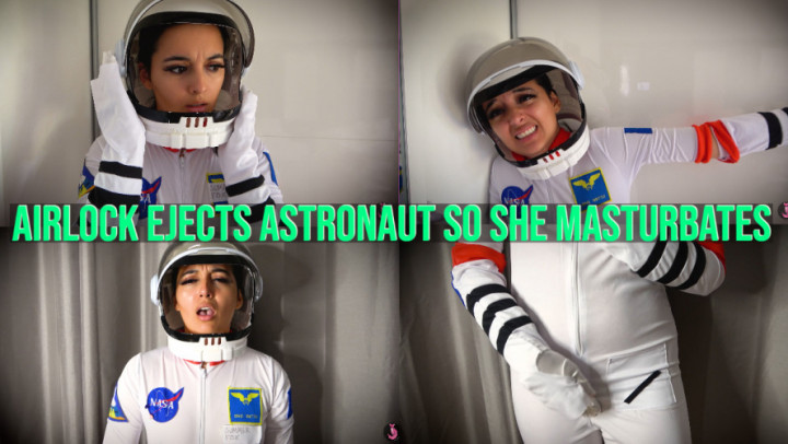 Poster for Airlock Ejects Astronaut-She Masturbates - Manyvids Model - Summer Fox - Space, Astronaut (Летняя Лиса Астронавт)