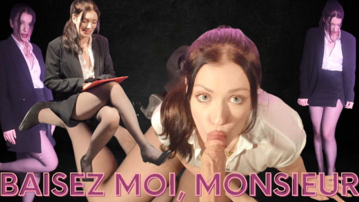 Poster for Blackmailed Intern In Heels Speaks French - August 17, 2023 - Wetschoolgirl - Manyvids Star - Tights Fetish, Submissive Sluts, Crossed Legs Fetish (Покорные Шлюхи)