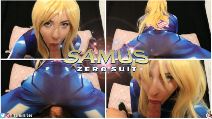 Poster for Missmilarose - Samus Aran Rides Your Cock - Manyvids Girl - Cosplay, Pov Sex (Косплей)