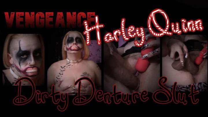 Poster for Goddesszora - Manyvids Model - Goddesszora Vengeance Harleyquinn Dirty Denture Slut - Milf, Toys (Богинязора Игрушки)