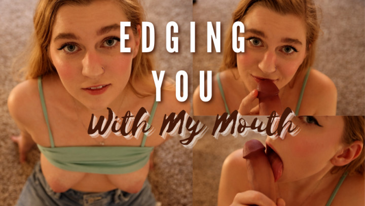 Poster for Manyvids Model - Edging You With My Mouth - Jaybbgirl - Kink, Teaseanddenial (Перегиб)