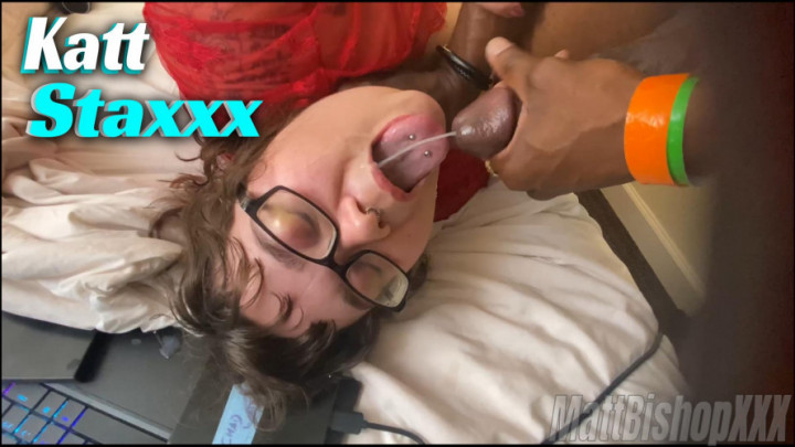 Poster for Dripdrop Bts! Katt Staxxx Getting Fucked While Watching Porn - Dripdropprod - Manyvids Star - Bbw, Eye Glasses, Facials