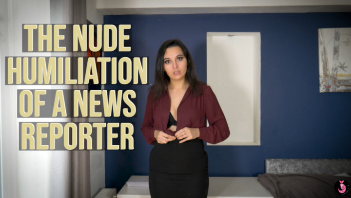 Poster for Summer Fox - Nude Humiliation Of A News Reporter Enf - Manyvids Star - Masturbation, News, Embarrassed Naked Female (Летняя Лиса Мастурбация)