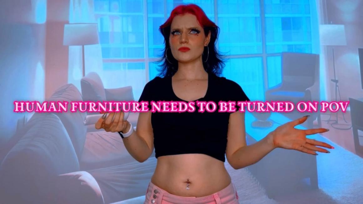 Poster for Manyvids Star - Starry Yume - Human Furniture Needs To Be Turned On - Human Furniture, Pov, Tit Play (Звездная Юмэ)