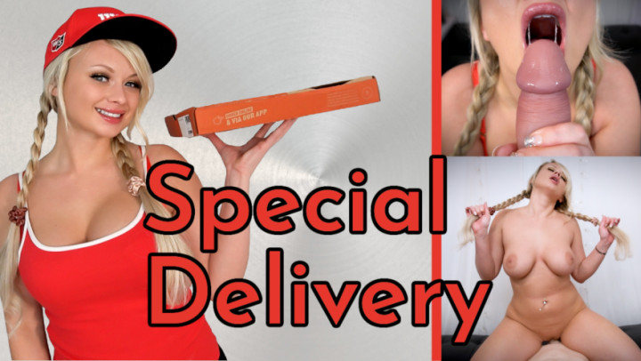 Poster for Peachyskye - Manyvids Star - Special Delivery - Dildo Fucking, Storyline, Pov (Сюжетная Линия)