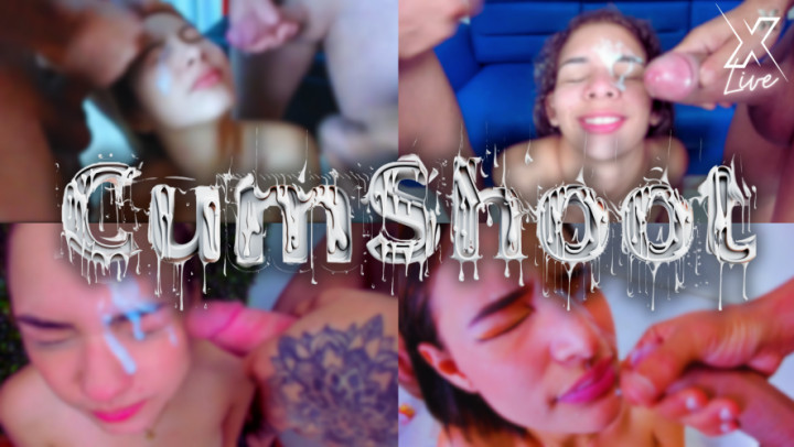 Poster for Stunning Facial Cumshot Compilation Covered - Manyvids Star - Xlivestudio - Cumshots, Cuminmouth, Cumswallowers