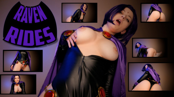 Poster for Manyvids Girl - Raven Rides - June 10, 2023 - Ellie Idol - Superheroines, Cosplay, Virtual Sex (Элли Айдол Косплей)