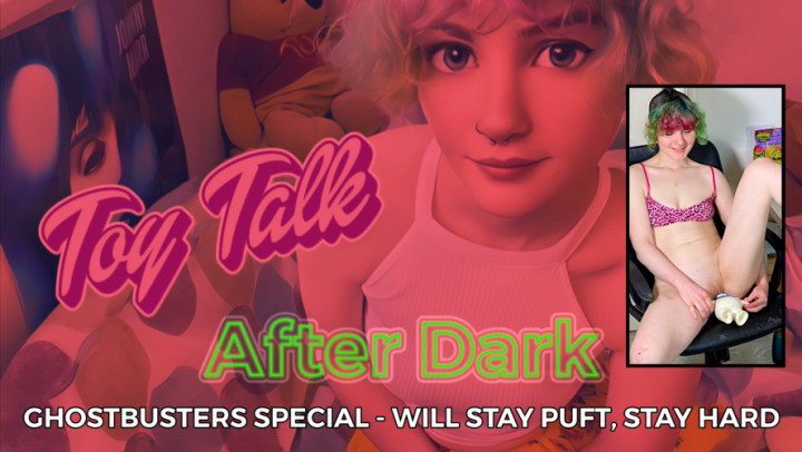 Poster for Zara Lee Xox - Toy Talk After Dark - Ghostbusters Special - August 16, 2023 - Manyvids Girl - Alternative Girl, British, Toys (Зара Ли Xox Альтернативная Девушка)