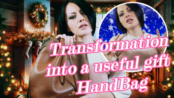 Poster for Transformation Into A Useful Gift Handbag - Manyvids Model - Juliacrown - Sfw, Mindfuck, Humiliation (Унижение)