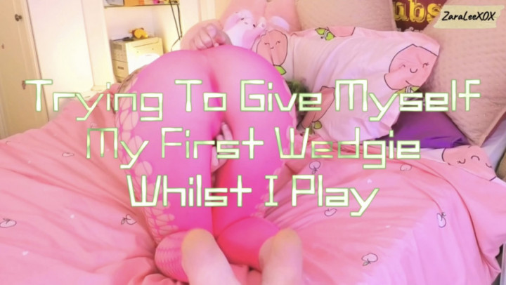 Poster for Manyvids Star - Trying To Give Myself My First Wedgie - Mar 31, 2023 - Zara Lee Xox - British, Wedgies, Kink (Зара Ли Xox Британия)