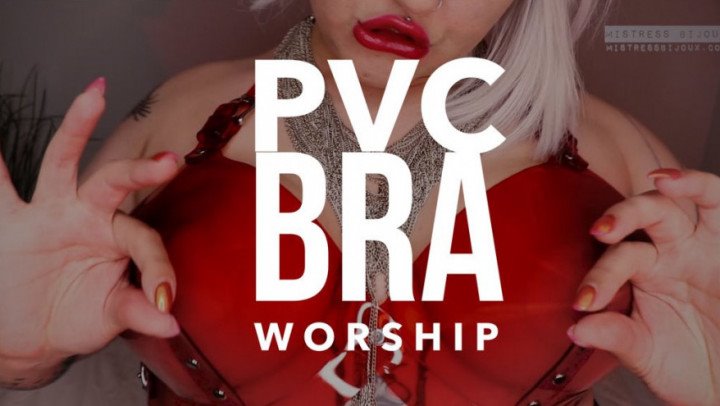 Poster for Mistressbijoux Pvc Bra Worship - Manyvids Star - Mistressbijoux - Tease, Tit Worship (Поклонение Титту)