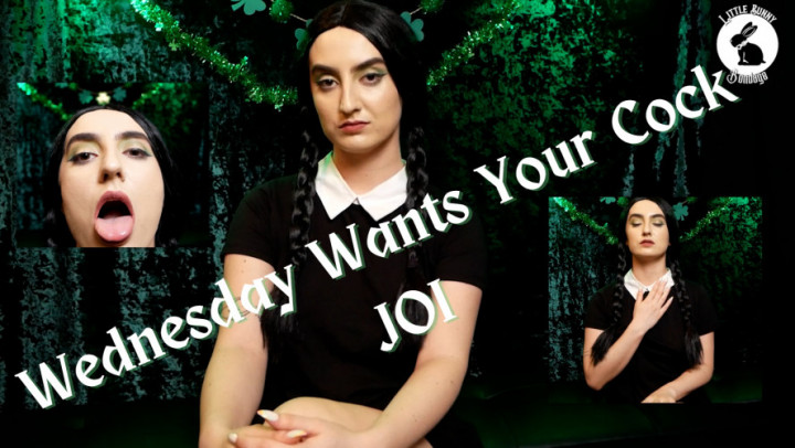 Poster for Wednesday Addams Rates Your Cock Joi - Mar 10, 2023 - Manyvids Star - Littlebunnyb - Cosplaying, Cum Countdown, Joi (Косплей)