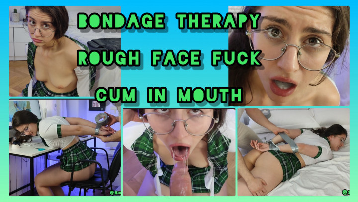 Poster for Schoolgirl Bondage Therapy Face Fuck Cum - Manyvids Girl - Shanaxnow - Bondageblowjobs, Tapebondage, Wetandmessy (Шанакснов Бондаж Минет)