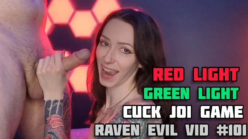 Poster for Ravenndick - Manyvids Girl - Red Light Green Light Cuck Joi - Blowjob, Joi Games, Cuckolding (Минет)