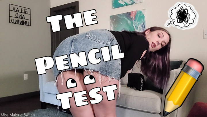 Poster for The Pencil Test - Miss Malorie Switch - Manyvids Model - Daddys Girl, Taboo, Upskirt (Мисс Мэлори Свитч Папина Дочка)