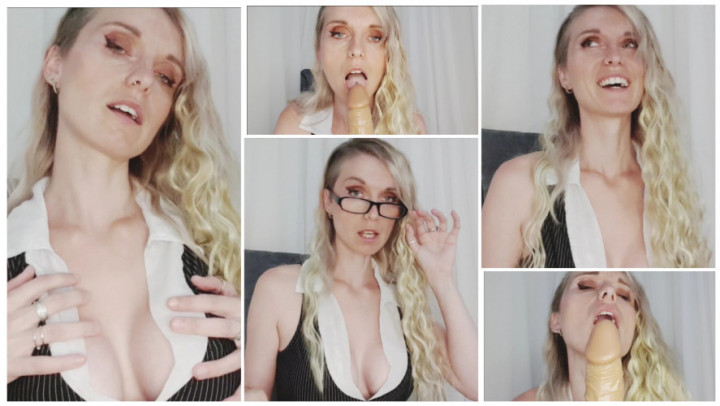 Poster for Manyvids Girl - Lexi Snow - Caught By Your Teacher - Dildosucking, Teacherfetish (Лекси Сноу Сосание Дилдо)