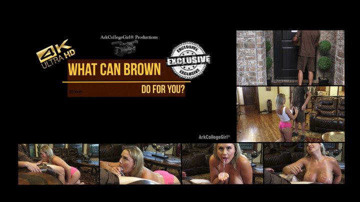 Poster for Manyvids Model - Arkcollegegirl What Can Brown Do For Bj For Ups Guy - Arkcollegegirl - Cum In Mouth, Hot Wives (Кончить В Рот)