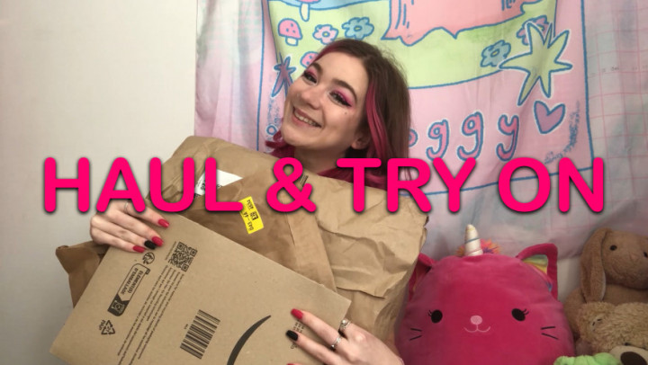 Poster for Satin Haul And Try On - Pinkbaby24 - Manyvids Star - Petite, British (Британия)