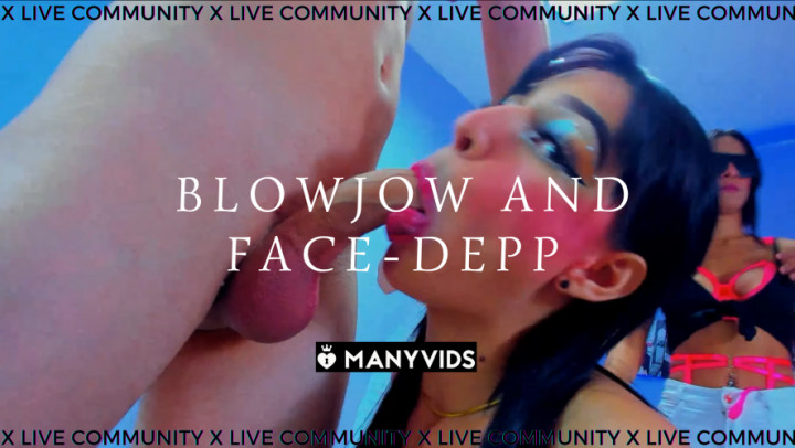 Poster for Xlivestudio - Stepbrother Fucked Our Throat Veryhar - Manyvids Model - Facefucking, Latina, Deepthroat (Глубокая Глотка)