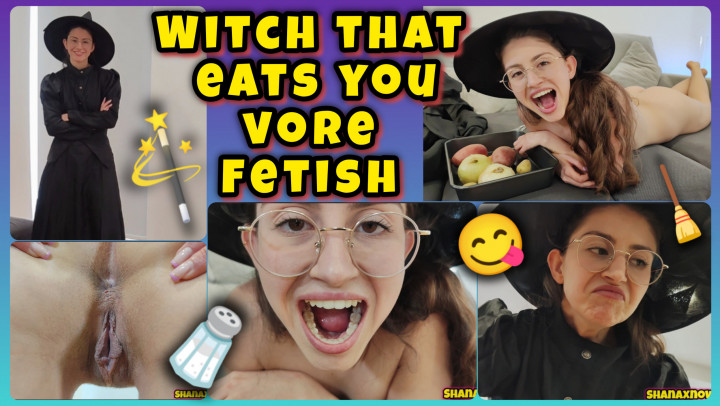 Poster for Cosplaying Witch That Eats Your Ass Vore Devour Food Fetish - Shanaxnow - Manyvids Girl - Giantess, Cosplay, Cosplaying (Шанакснов Косплей)