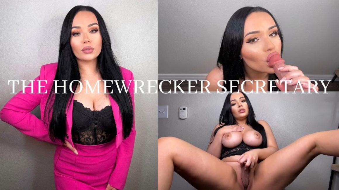 Poster for Manyvids Star - The Homewrecker Secretary - Mia Jocelyn - Secretary, Home Wrecker (Миа Джослин Разрушитель Дома)