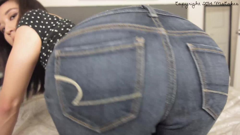 Poster for Manyvids Girl - Mscakes Flaunting My Ass In Dark Blue Jeans - Mscakes - Ass Shaking, Tight Asses, Ass Fetish (Тугие Попки)