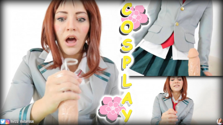 Poster for Manyvids Girl - Missmilarose - Ochako Uraraka'S Hand Job - Anime, Pov, Solo Female (Только Женщины)